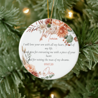 Mother In Law Gift Ceramic Ornament
