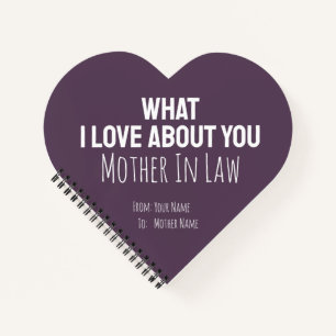 Mother In Law Gifts Mother-in-law Mom For Her Notebook