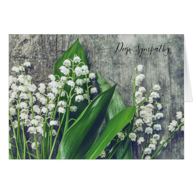 Mother-in-Law Lily-of-the-Valley Sympathy (Front Horizontal)