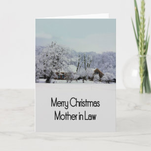 mother in law Merry Christmas card