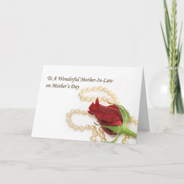 Mother-in-Law Mother's Day Card (Front)