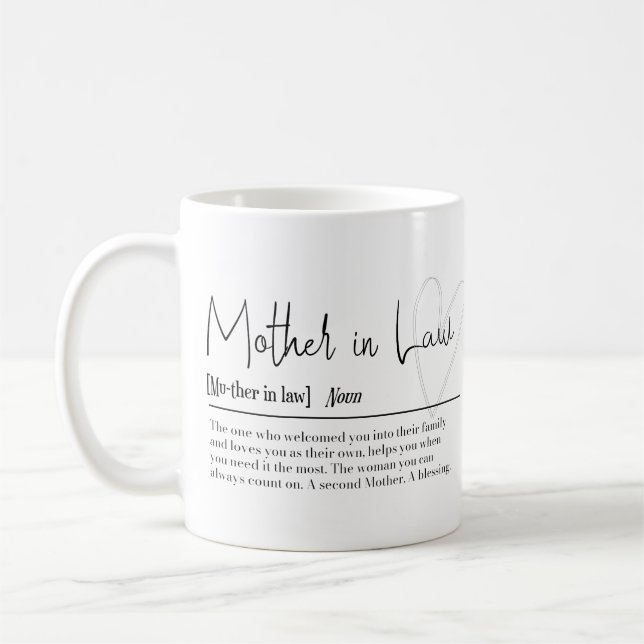 Mother in Law Mug Gift (Left)