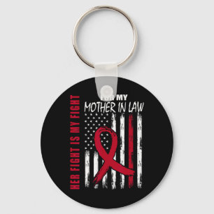 Mother In Law Multiple Myeloma Awareness American Key Ring
