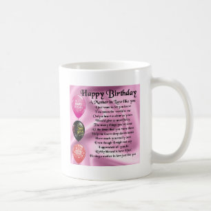 Mother in Law Poem - Happy Birthday Coffee Mug