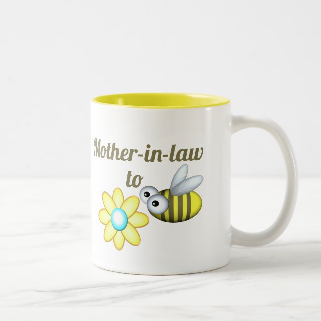 Mother In Law to Bee Two-Tone Coffee Mug (Right)