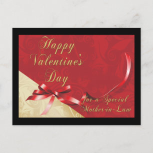 Mother-in-Law Valentine Postcard