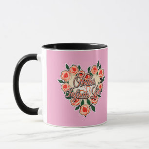 Mother Infinite Love – Floral Typography Mug