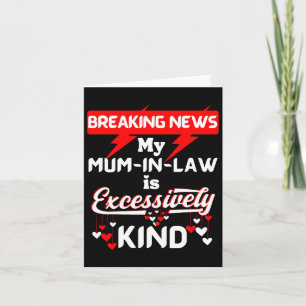 Mother Inlaw Xmas Birthday Son Daughter For Mum In Card