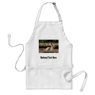 Mother Kangaroo and Joey Relaxing Standard Apron