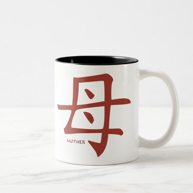 Mother kanji mug (Right)