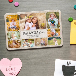 Mother Kids Family Mum Photo Collage Magnet