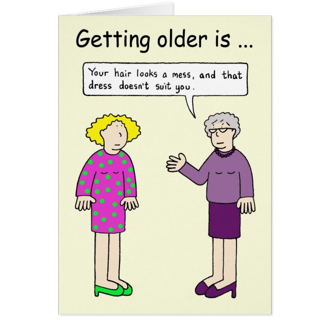 Mother Knows Best Cartoon Humour (Front)