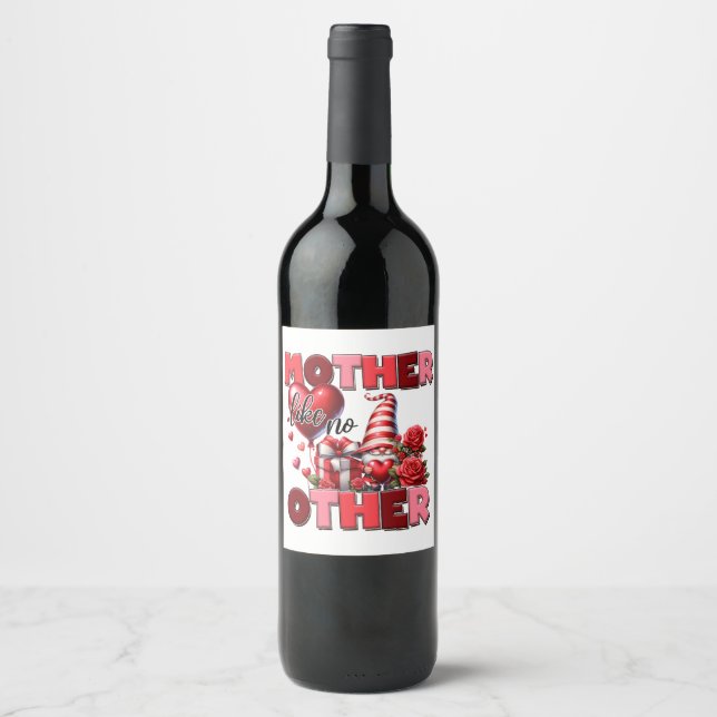 Mother Like No Other Wine Label (Front)