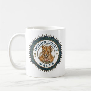Mother Lioness. Wales Coffee Mug
