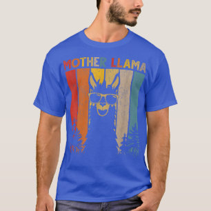 Mother Llama Lover Gift For Mens Womens T-Shirt