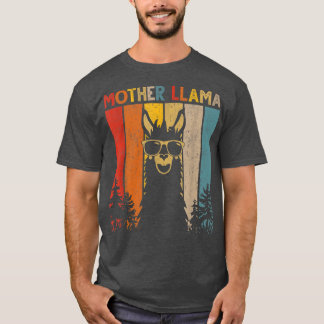Mother Llama Lover Gift For Mens Womens  T-Shirt