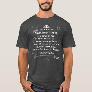 Mother love is a unique and unconditional retro T-Shirt