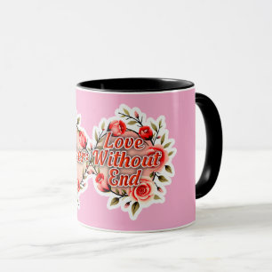 Mother Love Without End – Floral Design Mug