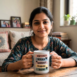 Mother Mama Mummy Madre Mum Mug   Cute Multilingua