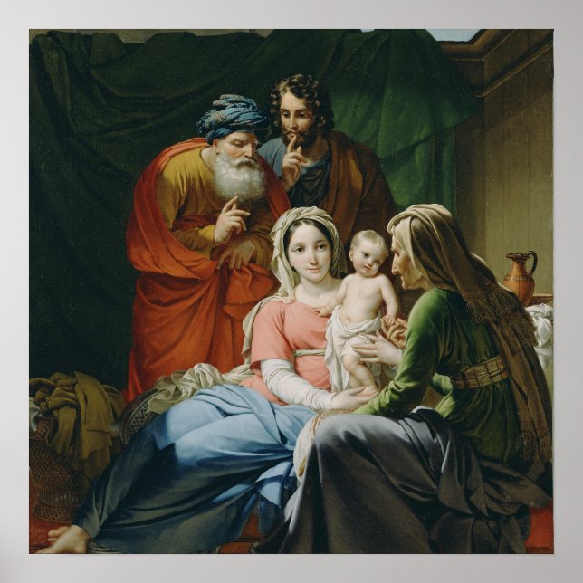 Mother Mary and Baby Jesus Poster (Front)