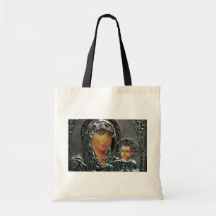 Mother Mary and Baby Jesus Tote Bag