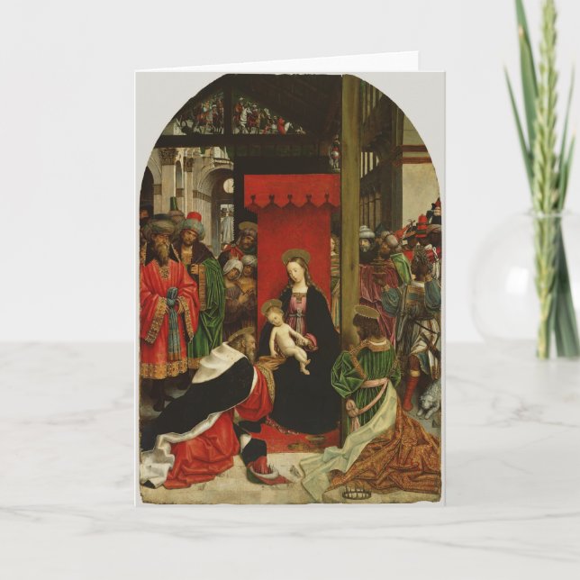 Mother Mary and Jesus Holiday Card (Front)