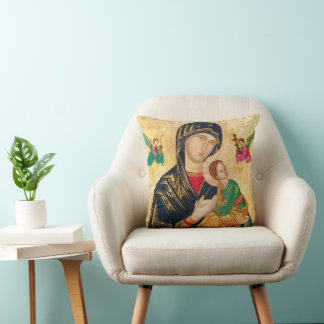 MOTHER MARY & BABY JESUS ART PILLOW