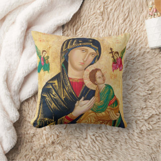 MOTHER MARY & BABY JESUS ART PILLOW