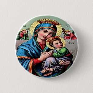 Mother Mary Button