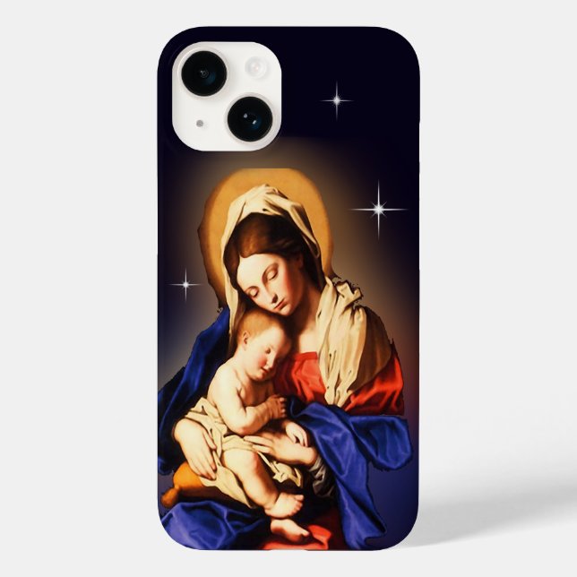 Mother MAry Case-Mate iPhone Case (Back)