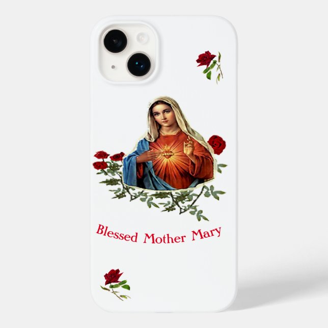 Mother MAry Case-Mate iPhone Case (Back)