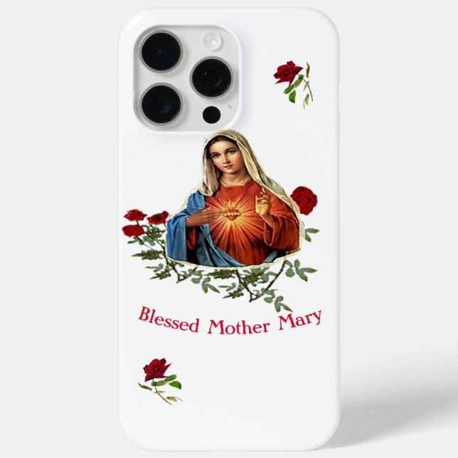 Mother MAry Case-Mate iPhone Case (Back)