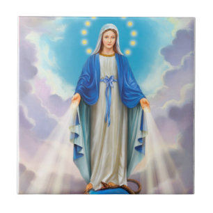 Mother Mary Ceramic Tile