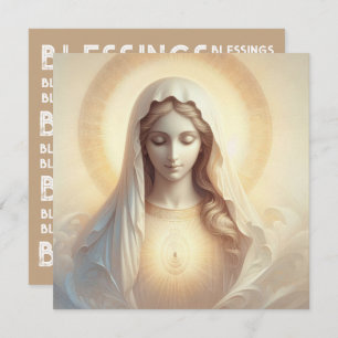 Mother Mary In Soft White Tones