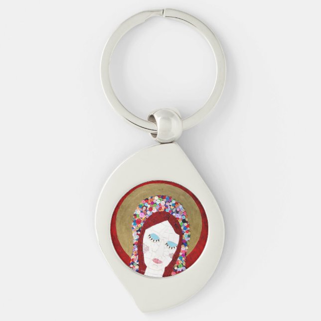 Mother Mary Key Ring (Front)
