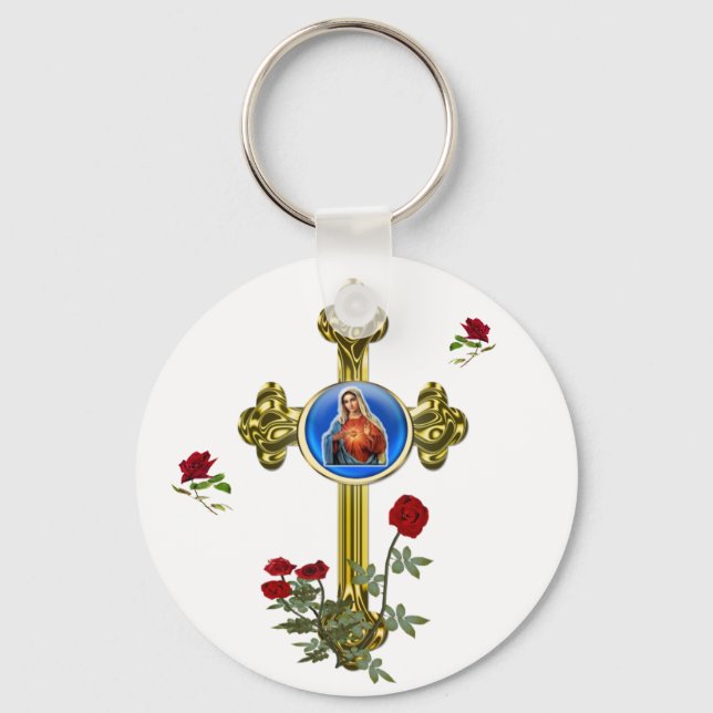 Mother MAry Key Ring (Front)