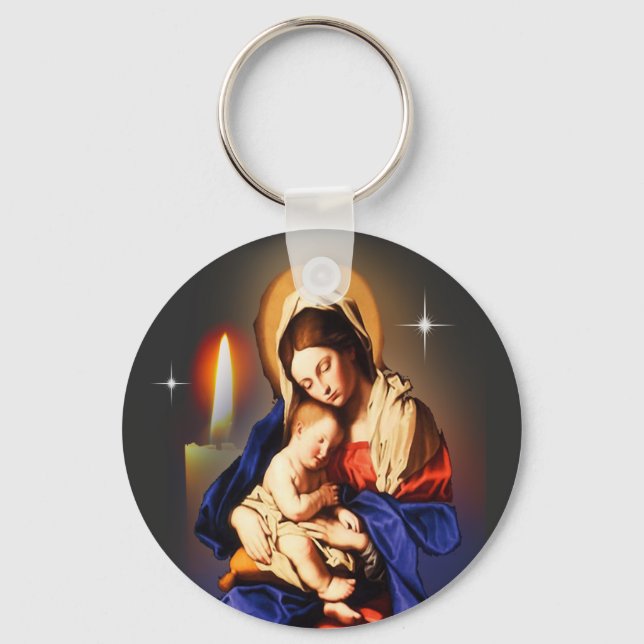 Mother Mary Key Ring (Front)