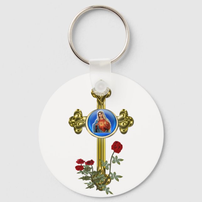 Mother MAry Key Ring (Front)