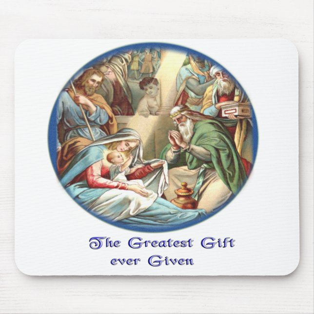 Mother Mary Mouse Pad (Front)