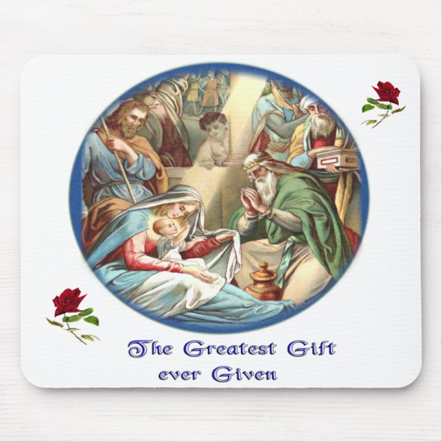 Mother Mary Mouse Pad (Front)