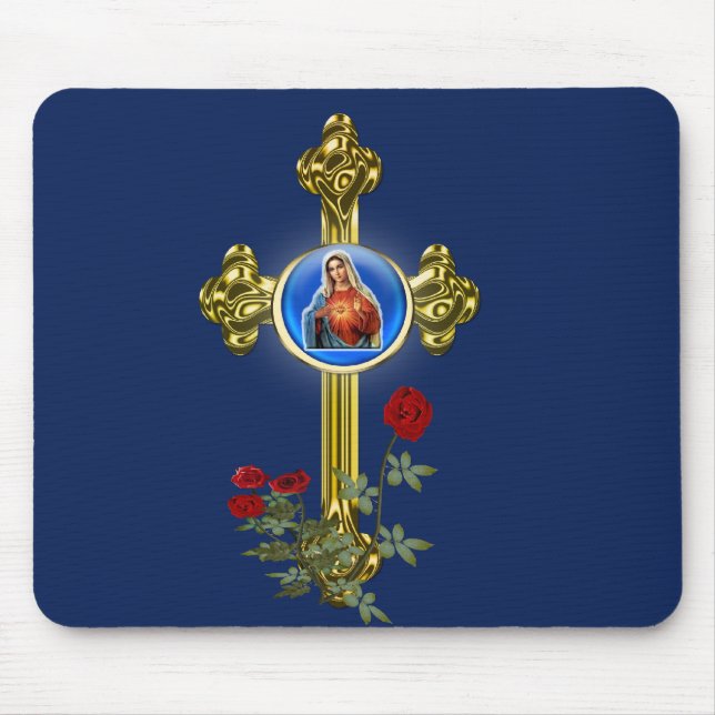 Mother mary Mousepad (Front)