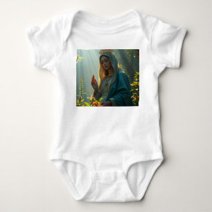 Mother Mary Queen of Heaven Baby Jumper Bodysuit