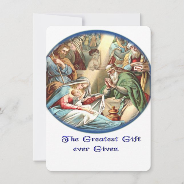 Mother Mary Thank You Card (Front)