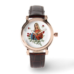 Mother Mary watches womans