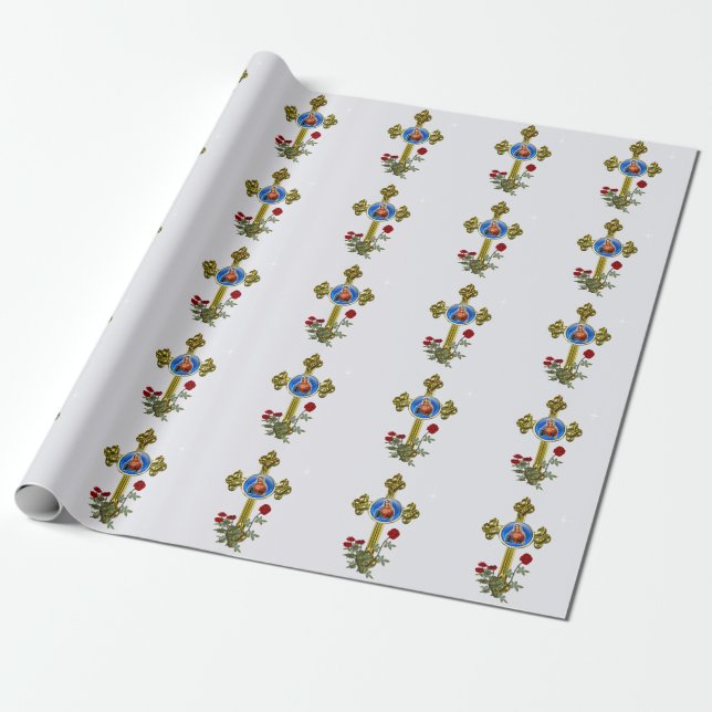 Mother MAry Wrapping Paper (Unrolled)