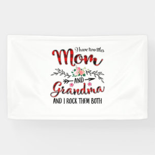 Mother Mom And Grandma Birthday Banner
