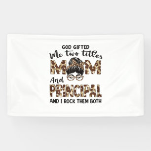 Mother Mom And Principal Mothers Birthday Banner
