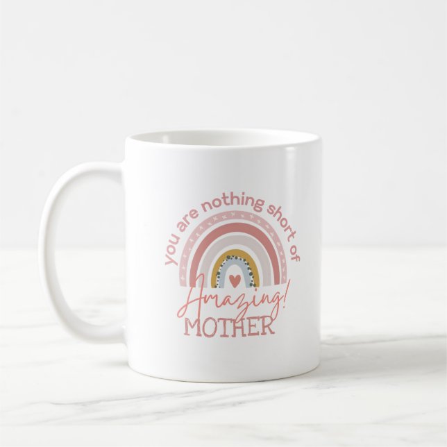 MOTHER MOM GRANDMA NONNA   Custom Gift Coffee Mug (Left)