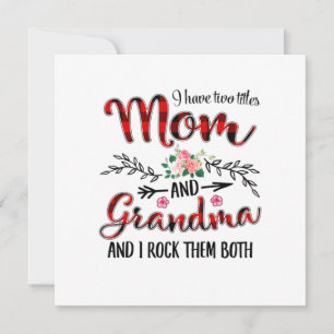 Mother Mum And Grandma Birthday Invitation