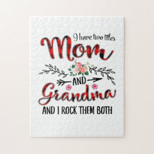 Mother Mum And Grandma Birthday Jigsaw Puzzle